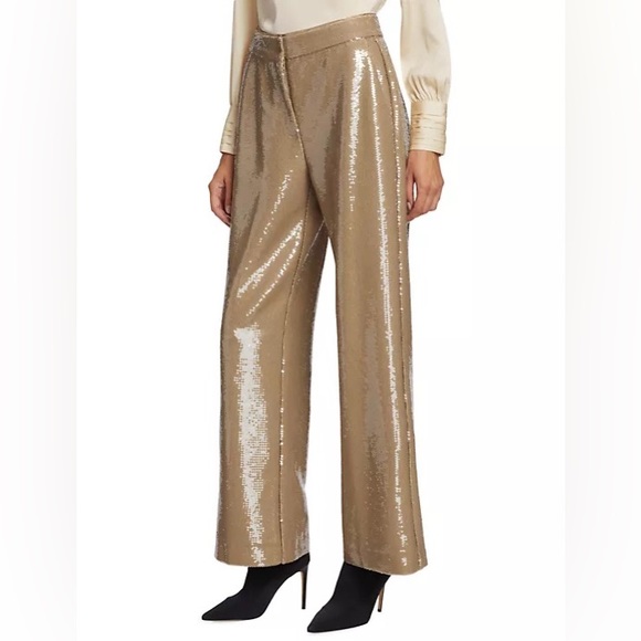 Elie Tahari Eclipse Navy Sequin Pant - Picture 16 of 16